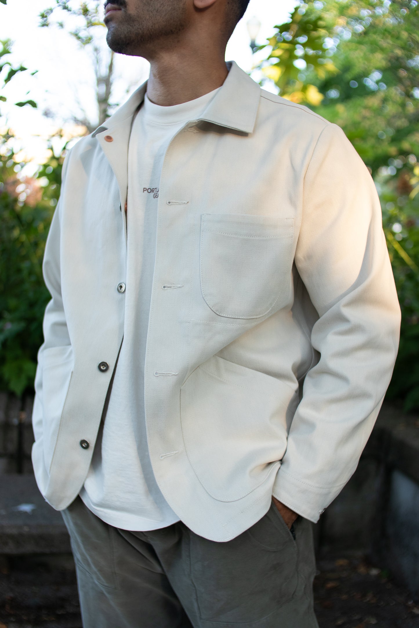 Men's Chore Coat in Bone